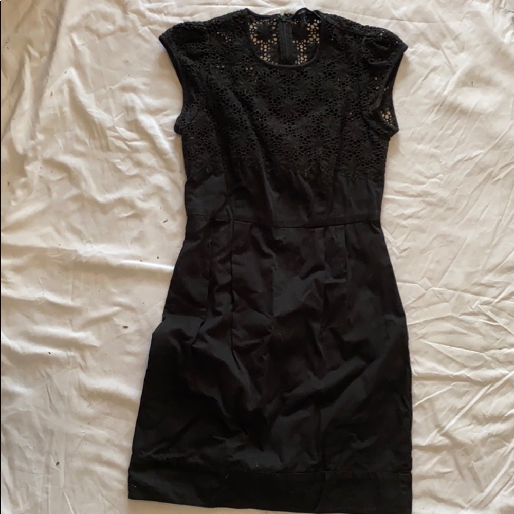 French connection 2 lace cotton dress